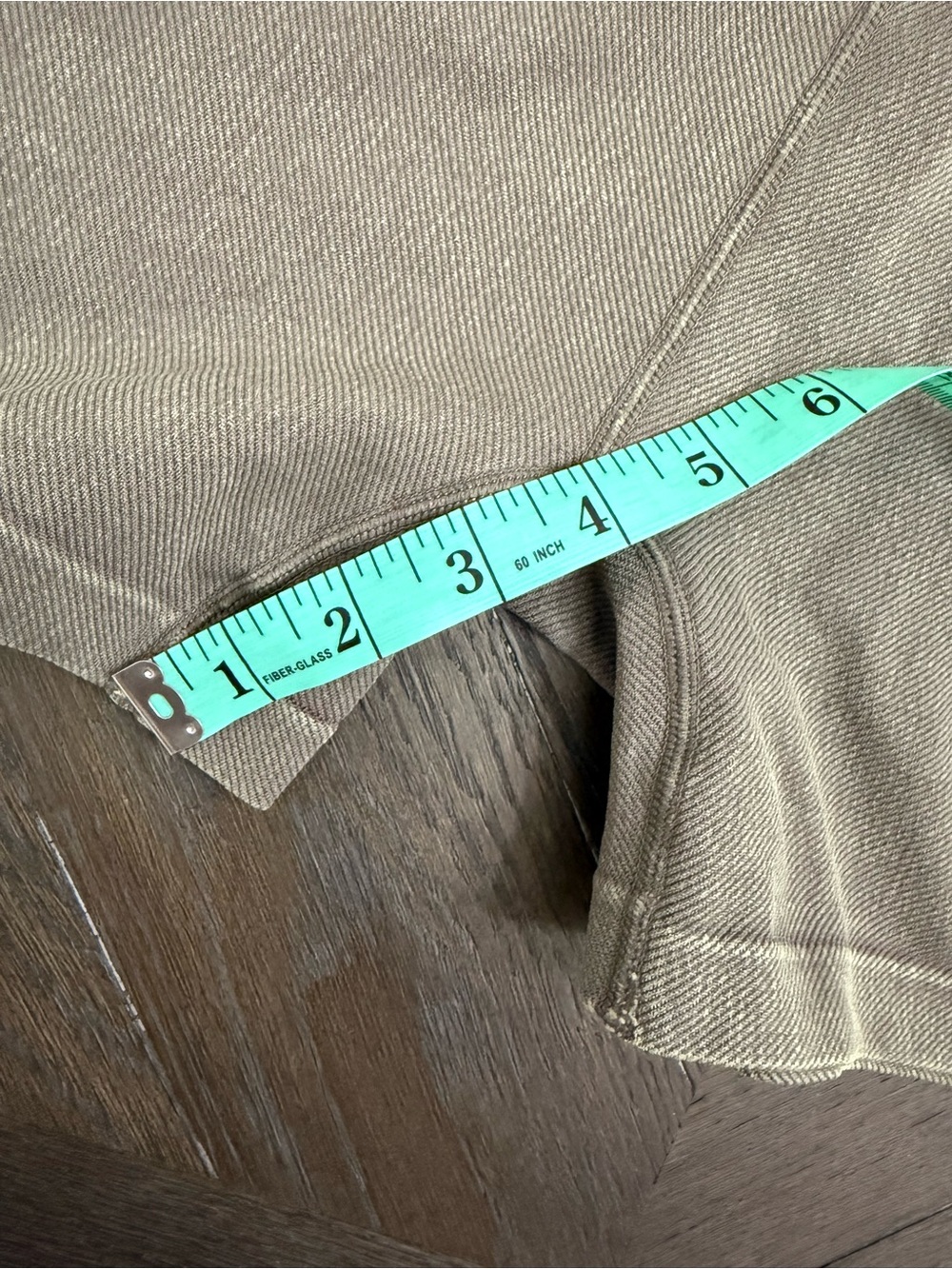 JoyLab Taupe Ribbed Tank Romper - Picture 3 of 4